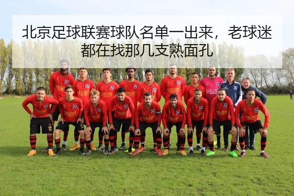 北京足球联赛球队名单一出来，老球迷都在找那几支熟面孔